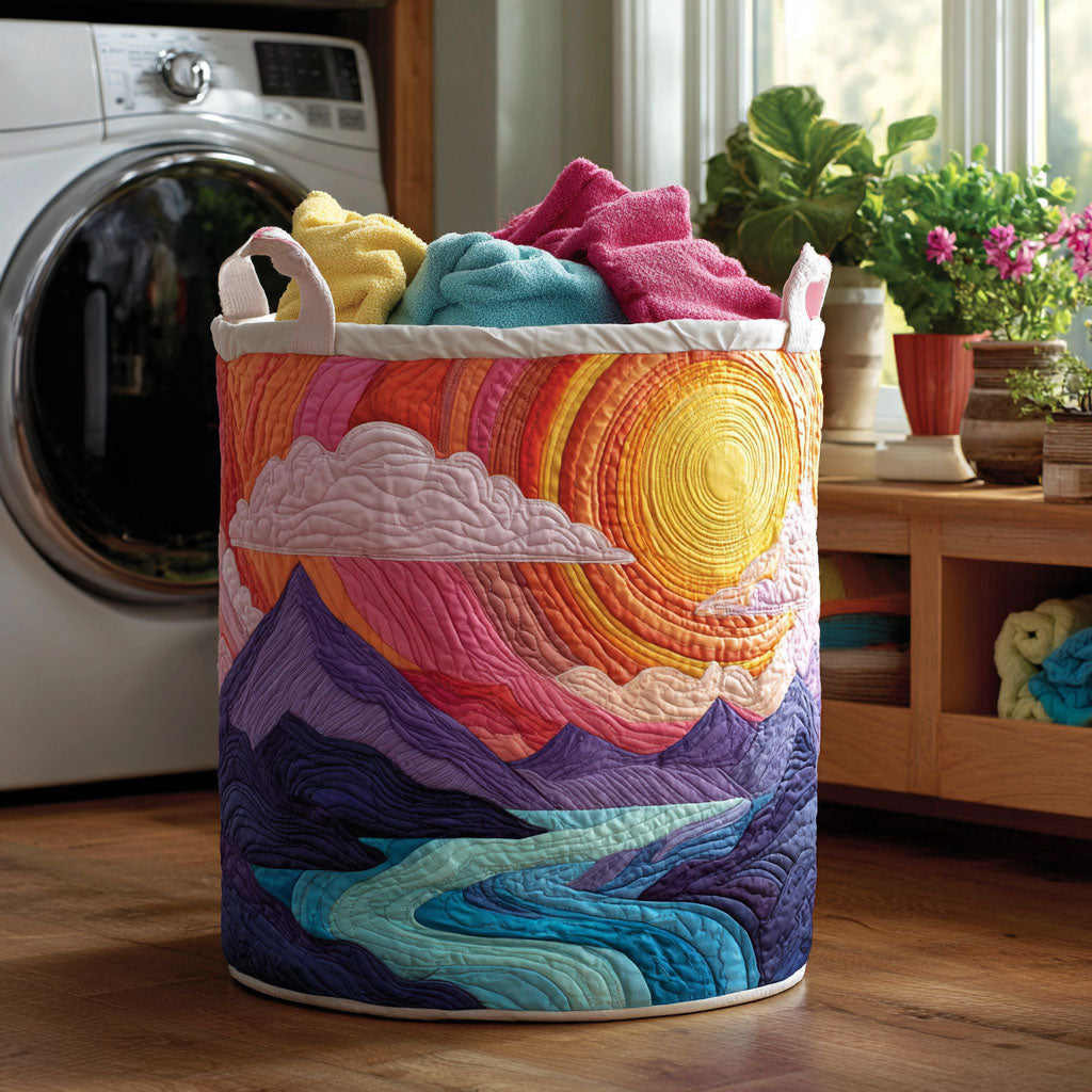Dreamscape Quilted Laundry Basket Easter Merch Gift