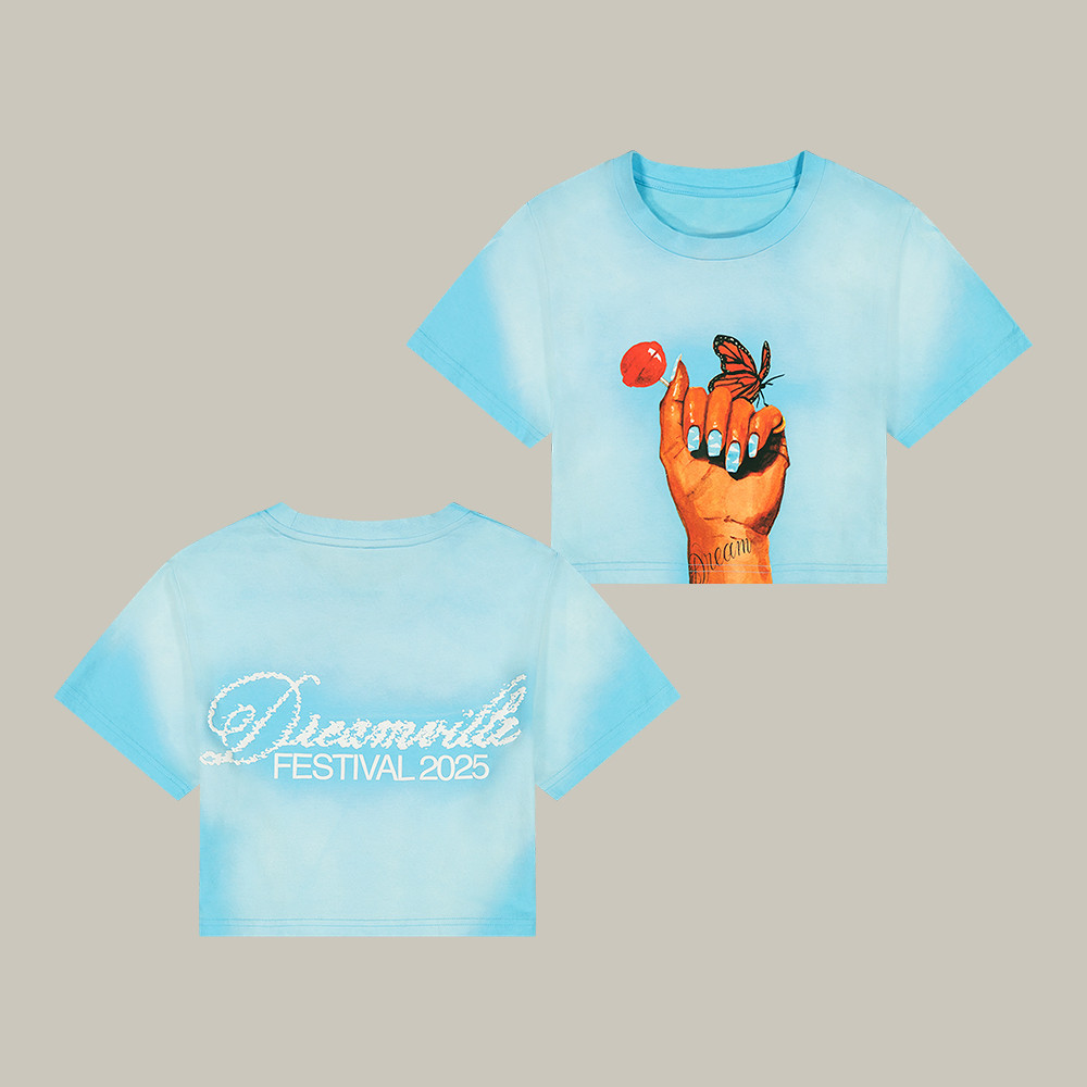 Dreamville Festival 2025 Butterfly Crop Top Hip Hop Music Clothes Gift For Girlfriend