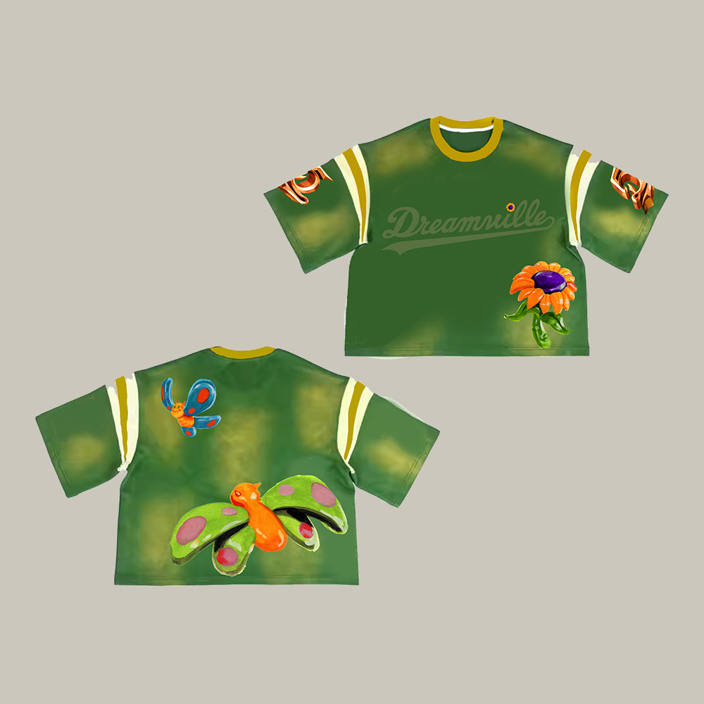 Dreamville Festival 2025 Garden Butterfly Crop Top North Carolina Music Festival Merch Gift For Fans