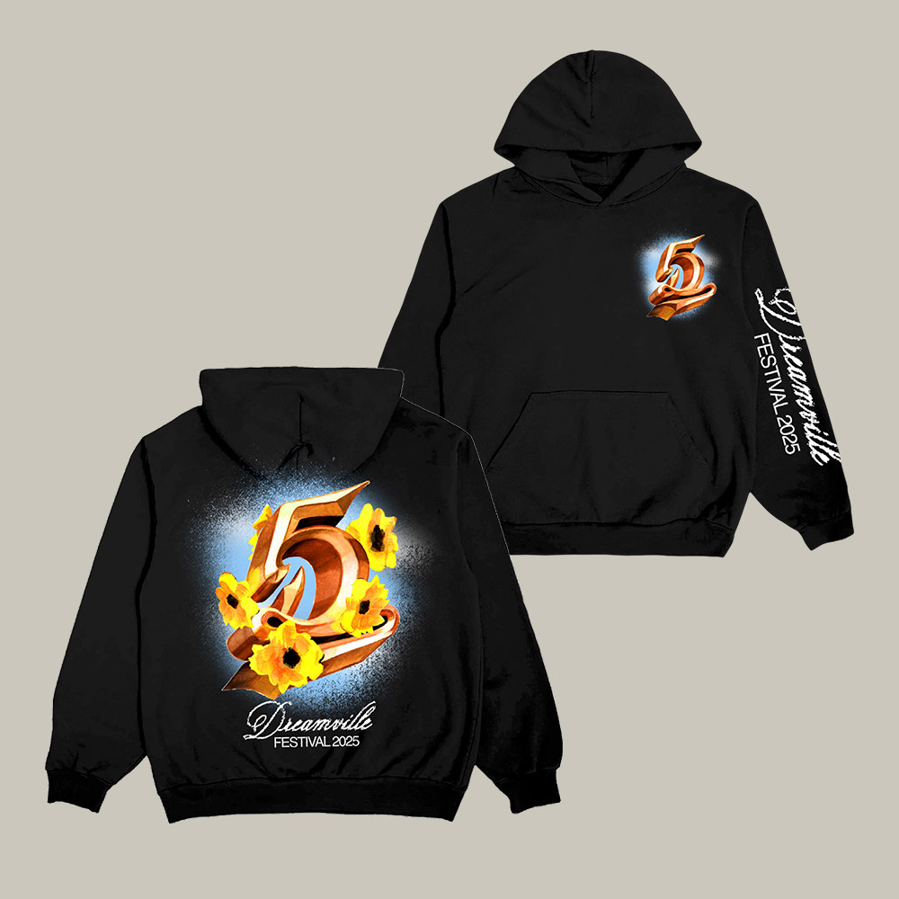 Dreamville Festival 2025 Logo Hoodie Hip Hop Festival Apparel Present For Father's Day