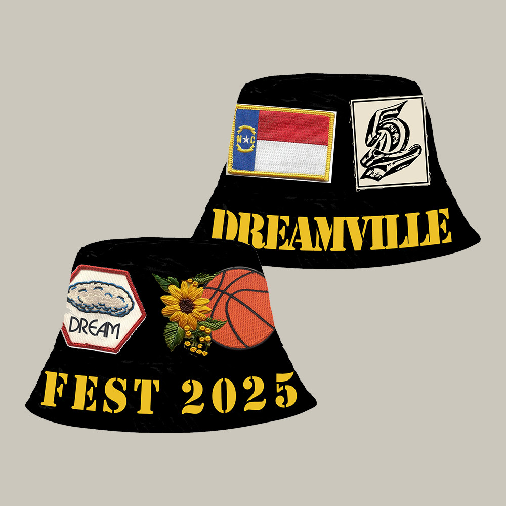 Dreamville Festival 2025 NC State Flag Bucket Hat Dreamville Festival 2025 Merch Good Gift For Fans