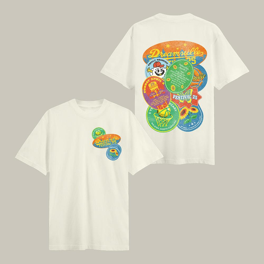 Dreamville Festival Stickers T-Shirt North Carolina Music Festival Clothes Present For Fans