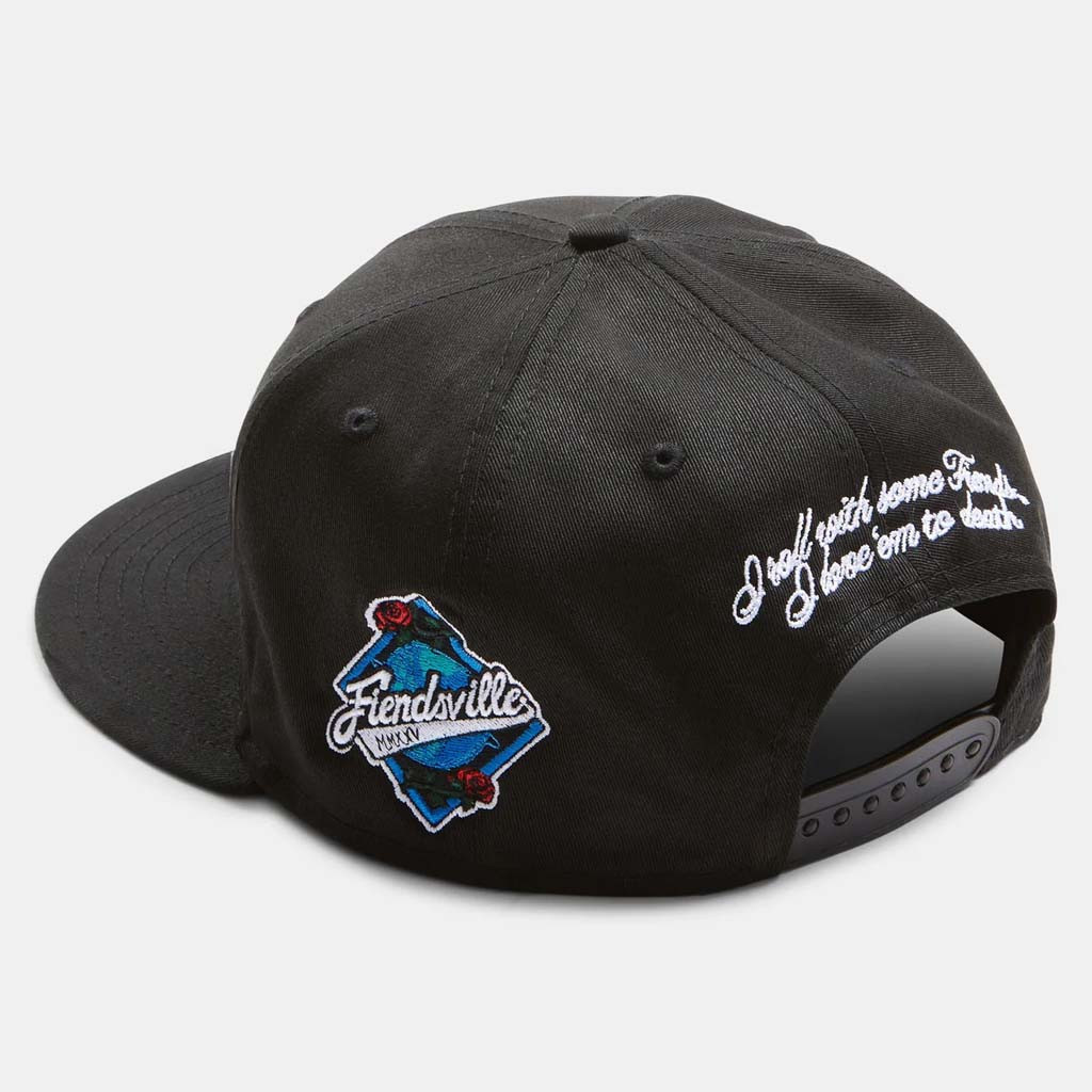 Dreamville Merch Fiendsville World Series Embroidered Snapback Hat Dreamville Hat Gifts For Son