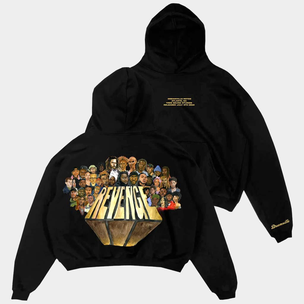 Dreamville Merch ROTD3 5 Year Anniversary Hoodie Dreamville Records Hoodie Gifts For Him