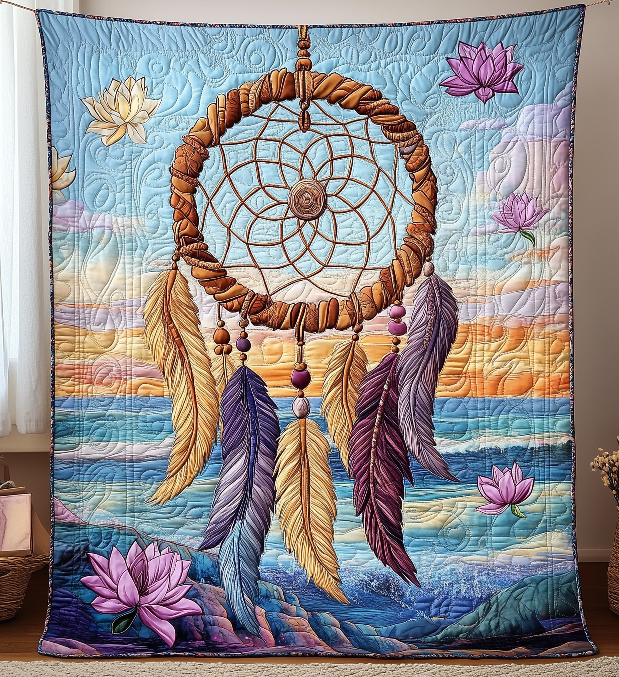 Dreamweaver's Gem  Quilted Blanket Sofa Throw BlanketChristmas Gift Ideas For Relatives