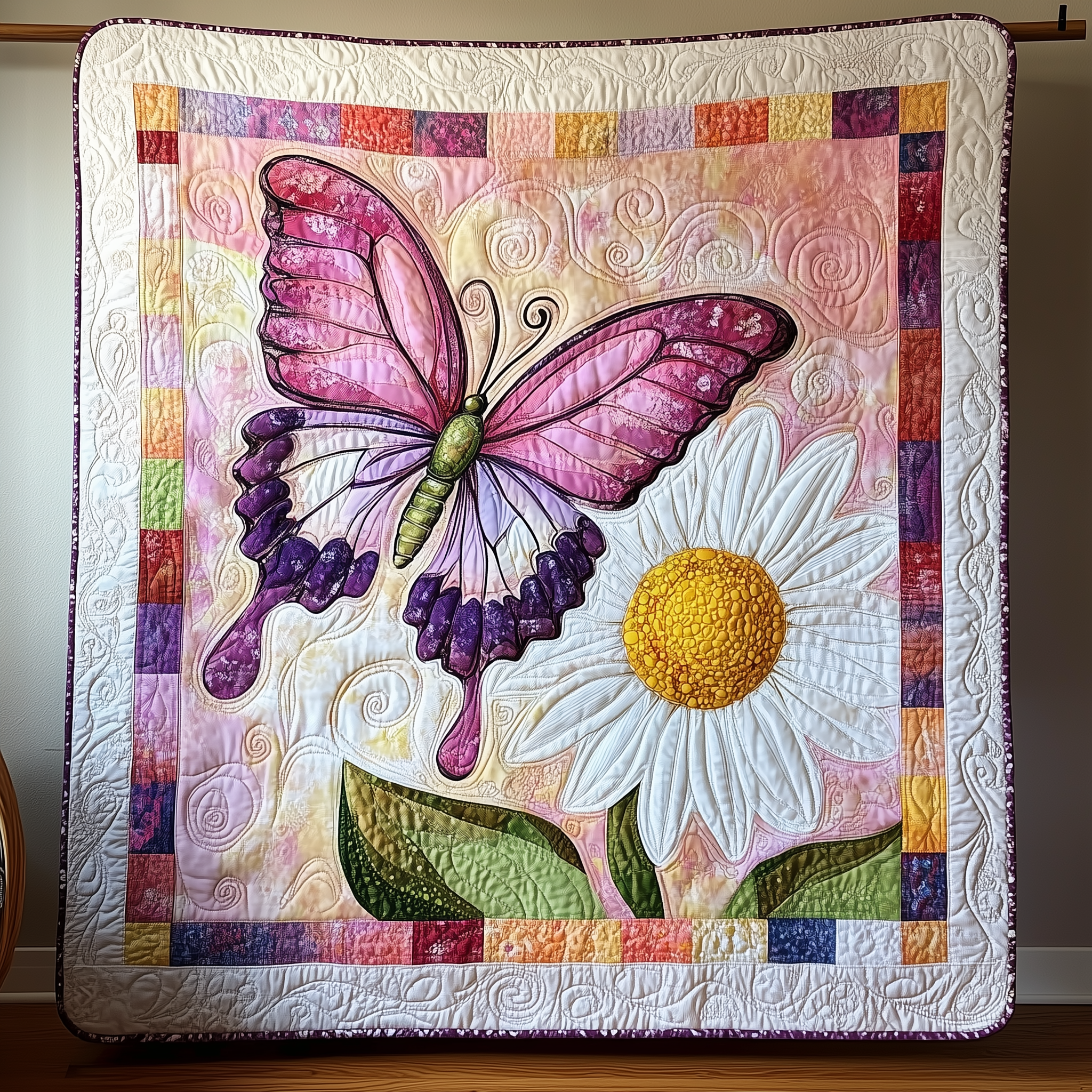 Dreamy Butterfly Quilted Blanket Nice Sofa Throws Retirement Gift Ideas For Men
