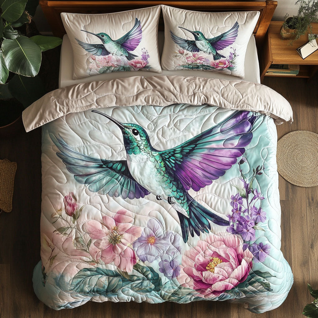 Dreamy Hummingbird Duvet Cover Set Quilted Bedspreads Anniversary Gifts For Her