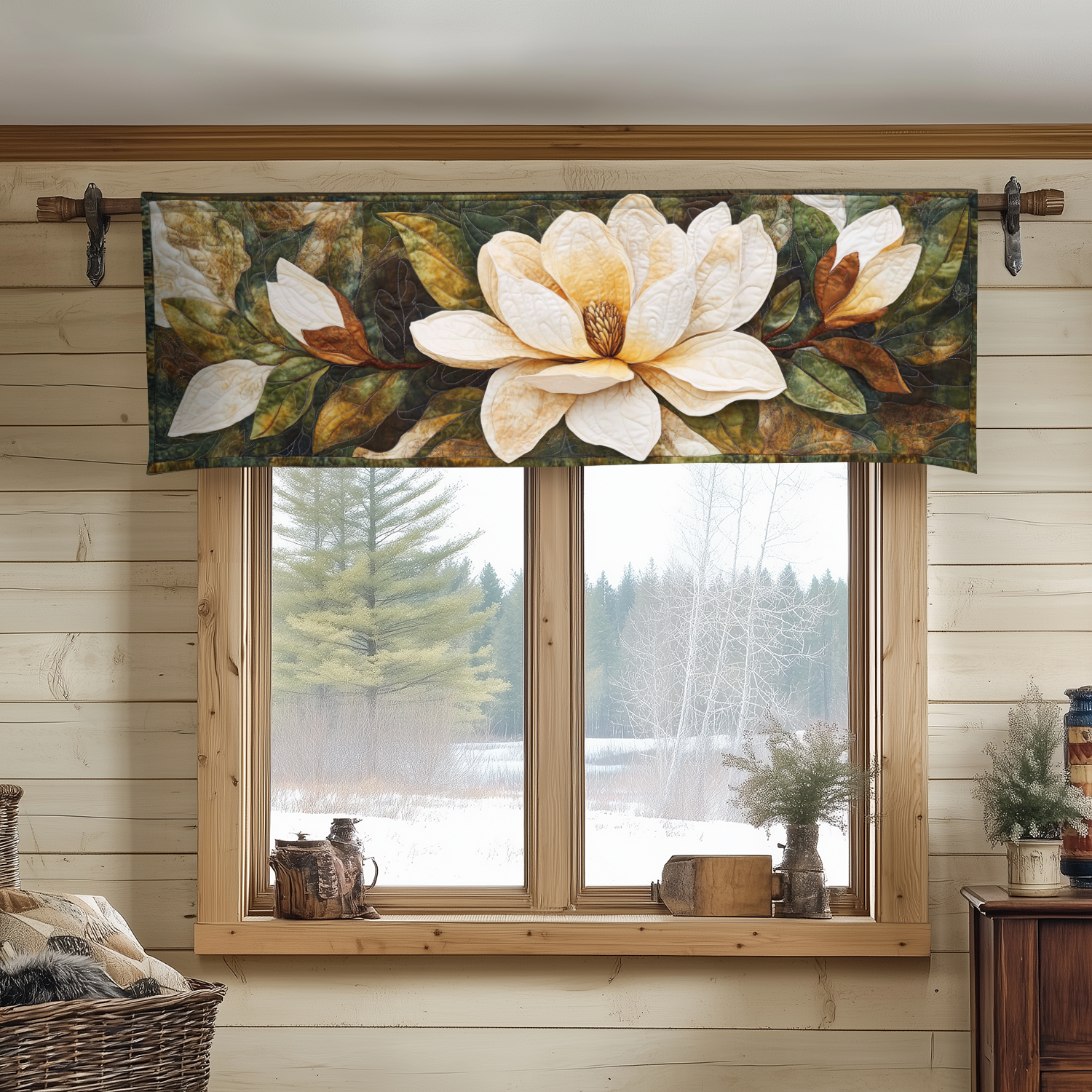 Dreamy Meadow Quilted Valance Front Door Entryway Ideas Flower Lily Gifts For Her