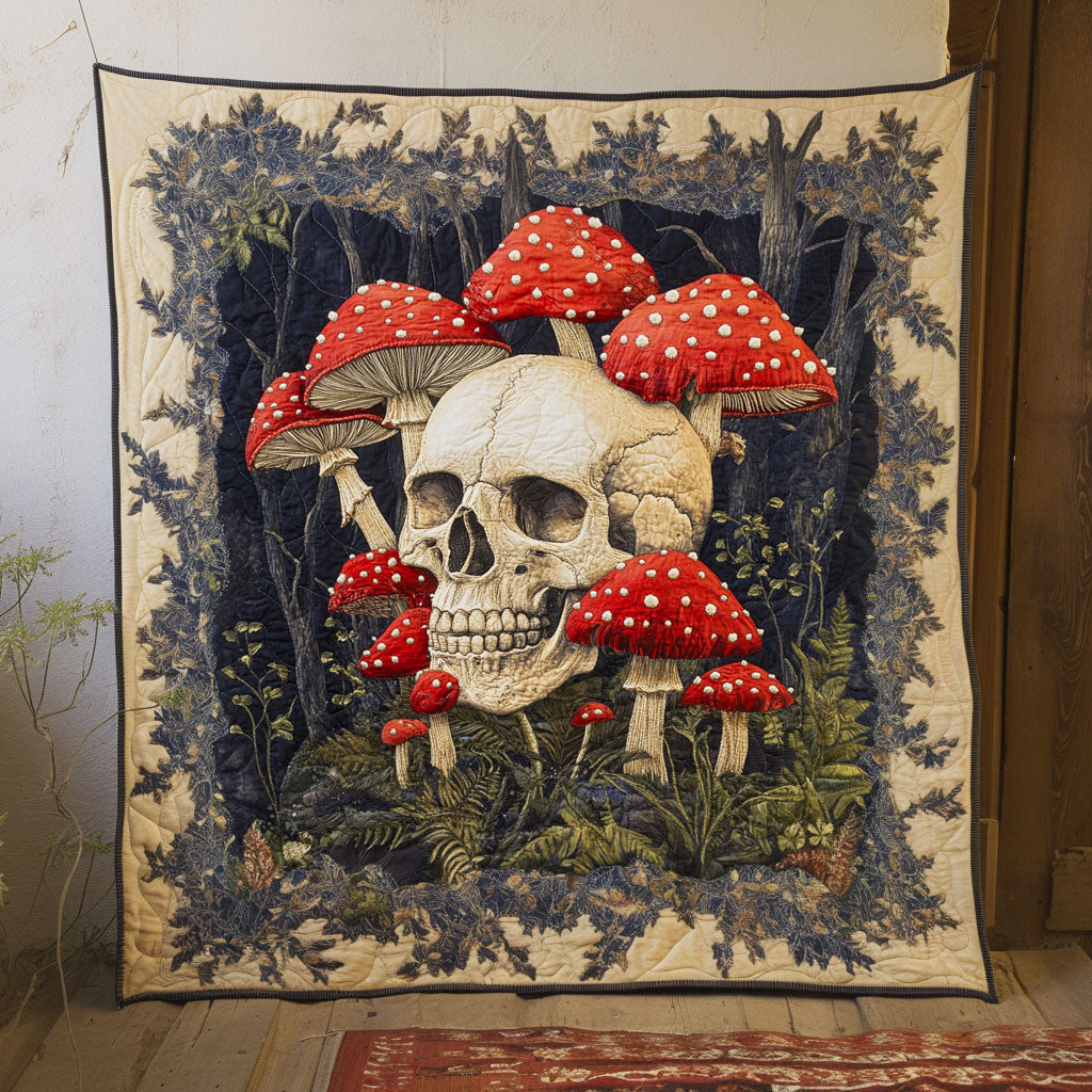 Dreamy Skull Quilt Trendy Quilt Blanket for Modern Home Interiors