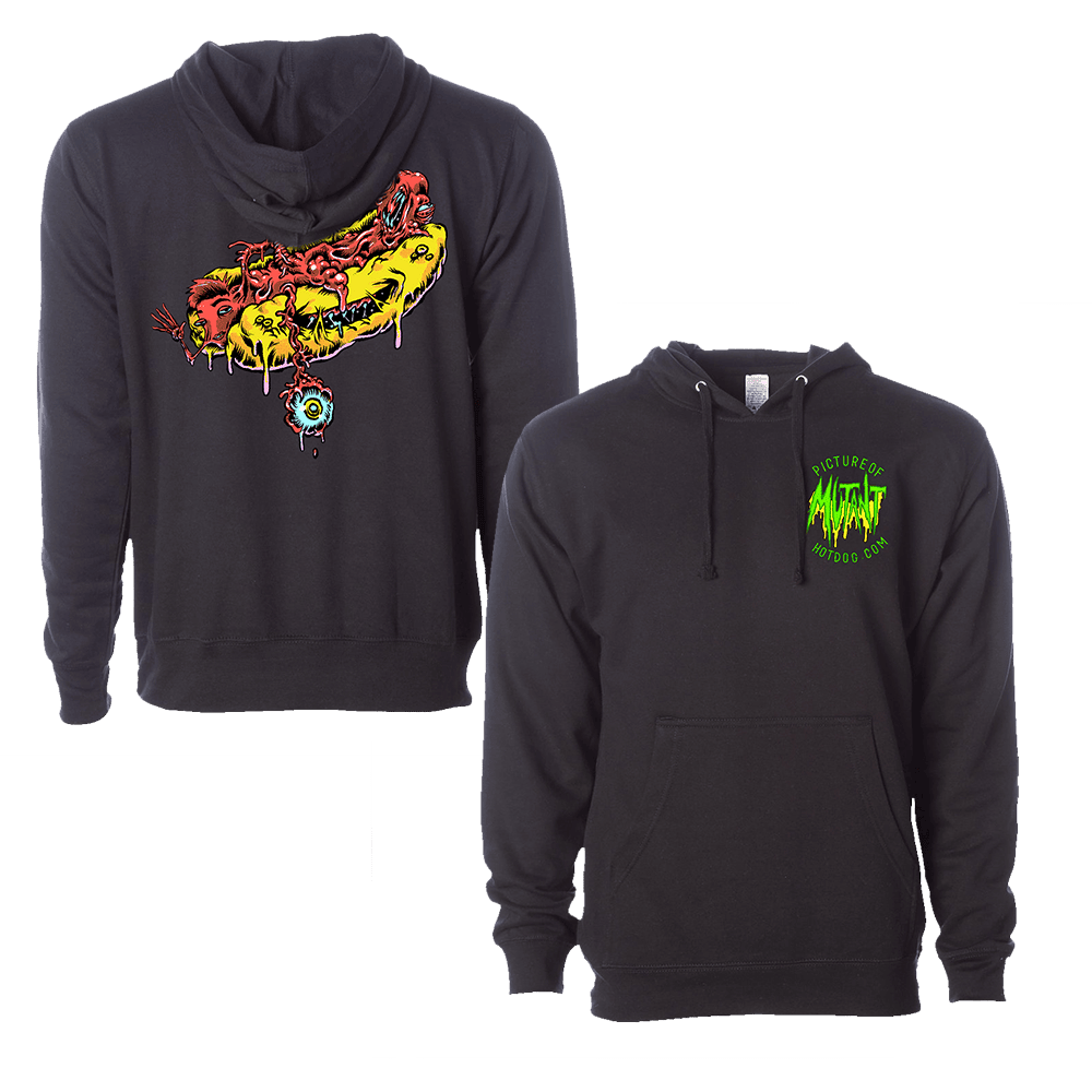 Drew Gooden Merch Hoodie Mutant Hot Dog Black Hoodie Gifts For Fan Father's Day Gift for Dad Drew Gooden Merch Hoodie Mutant Hot Dog Black Hoodie Gifts For Fan Father's Day Gift for Dad