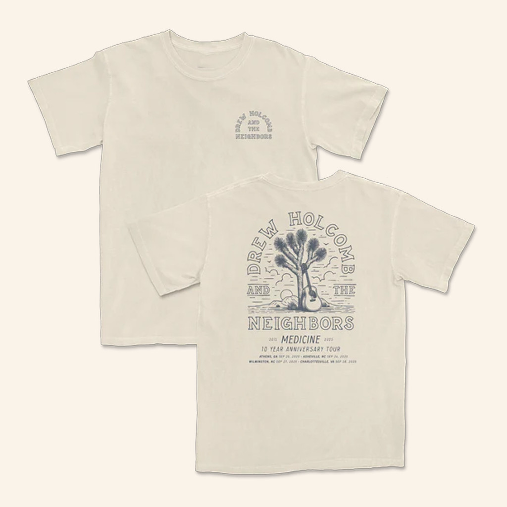 Drew Holcomb Merch Medicine Anniversary T-Shirt Presents For Music Lovers Drew Holcomb Merch Medicine Anniversary T-Shirt Presents For Music Lovers