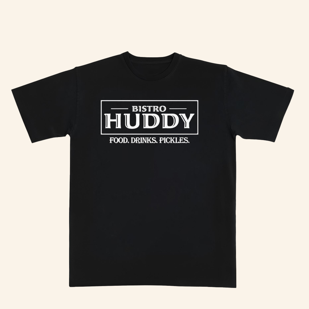 Drew Talbert Bistro Huddy Food Drinks Pickles T-shirt Present For Brother