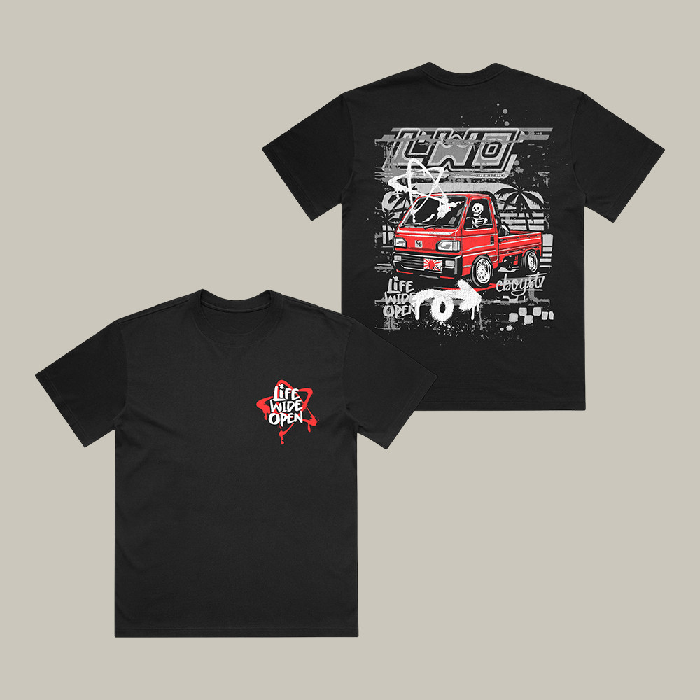 DRIFT Life Wide Open CboysTV T-Shirt Streetwear CboysTV Clothes Present Idea For Dad