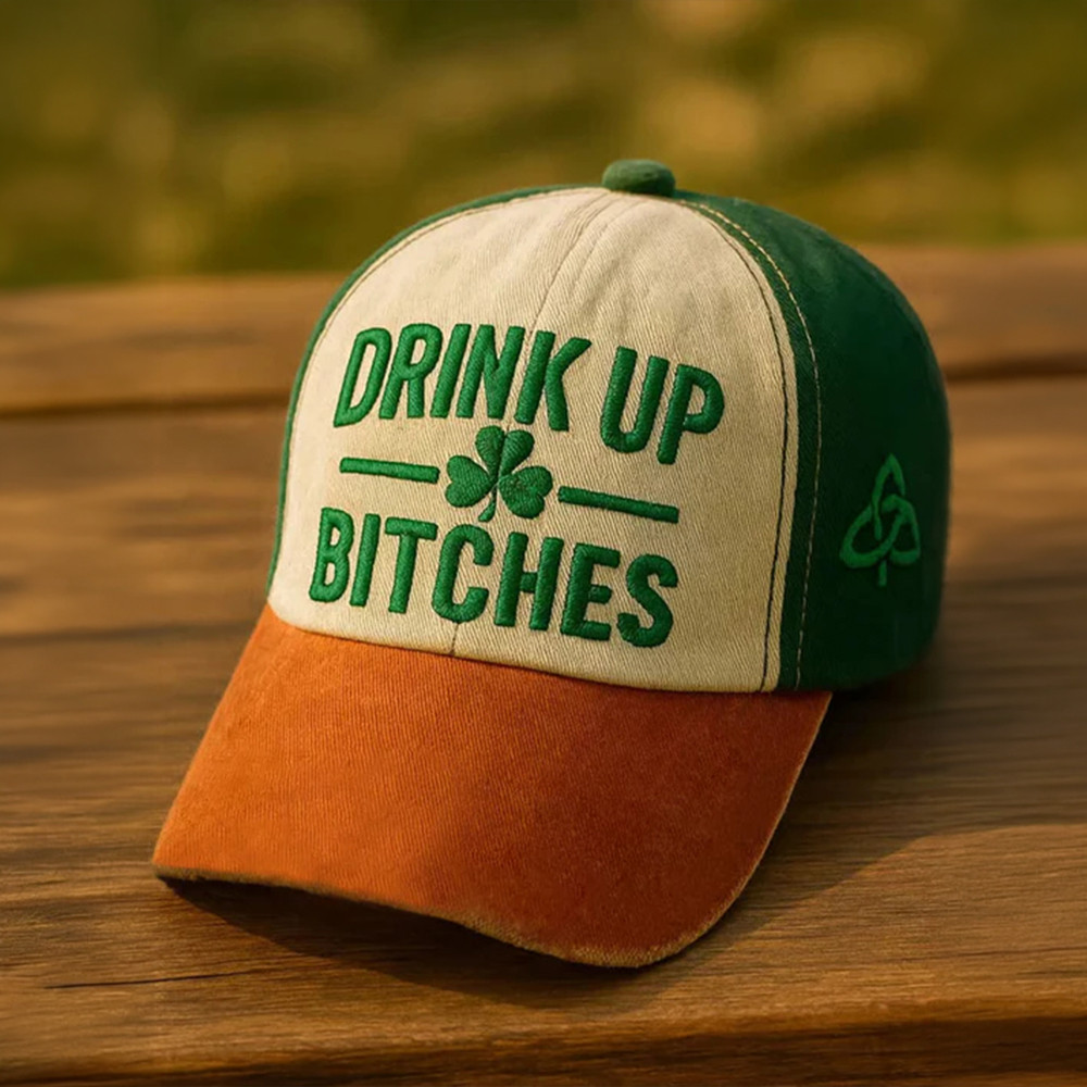 Drink Up B Saint Patrick's Day Hat St Paddy's Day Baseball Cap Present Idea