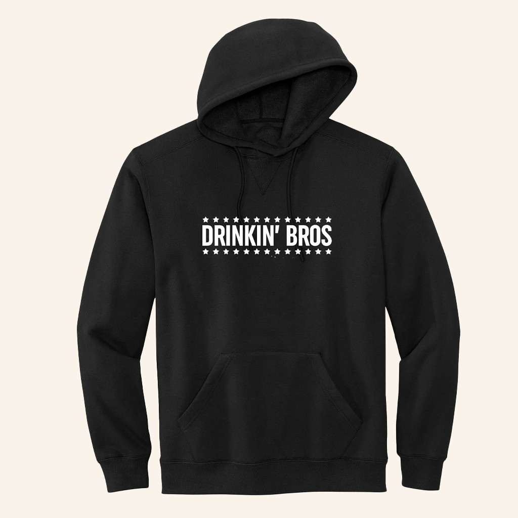 Drinkin' Bros Black Hoodie Drinkin Bros Merch Unique Birthday Gift For Husband Drinkin' Bros Black Hoodie Drinkin Bros Merch Unique Birthday Gift For Husband
