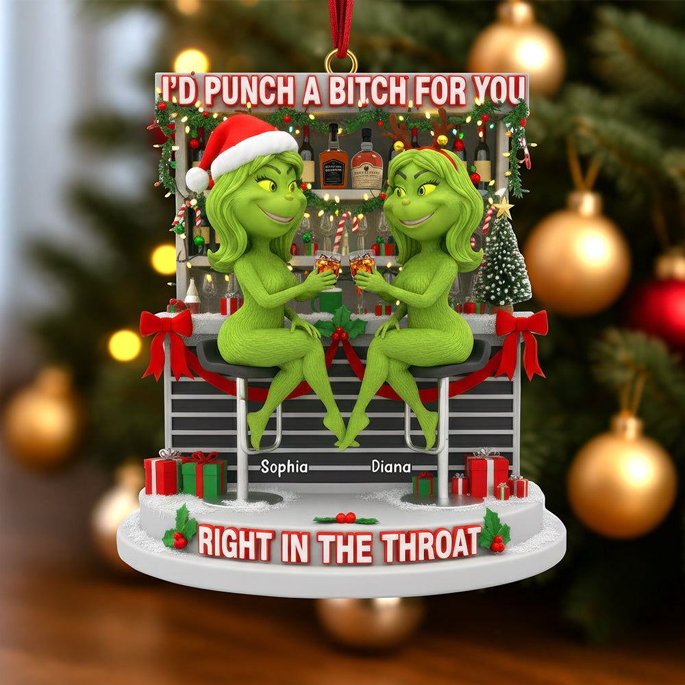 Drinking Bestie Ornament - Personalized Gifts For Best Friends - Funny Christmas Ornament Gift Drinking Bestie Ornament - Personalized Gifts For Best Friends - Funny Christmas Ornament Gift