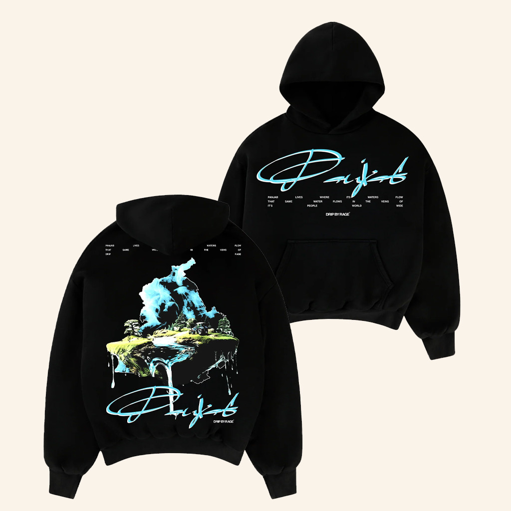 Drip By Rage Merch Water Of Panjab Hoodie Best Christmas Presents For Dad
