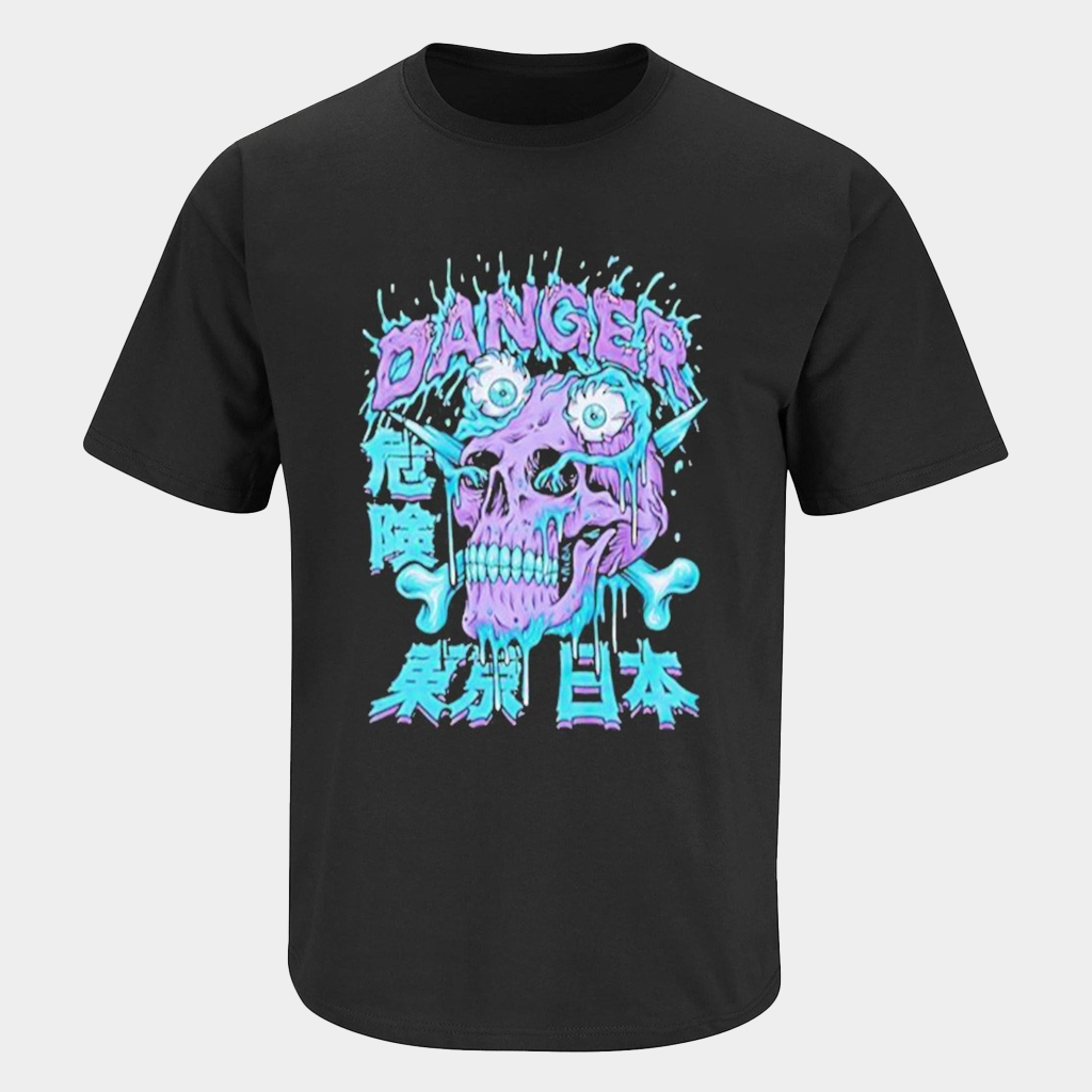 Dripping Danger Skull T-Shirt Unique Gifts Ideas For Boyfriend