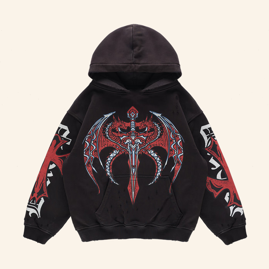 Drop Dead Merch Infernal Crest Hoodie Birthday Presents For Boyfriend Drop Dead Merch Infernal Crest Hoodie Birthday Presents For Boyfriend
