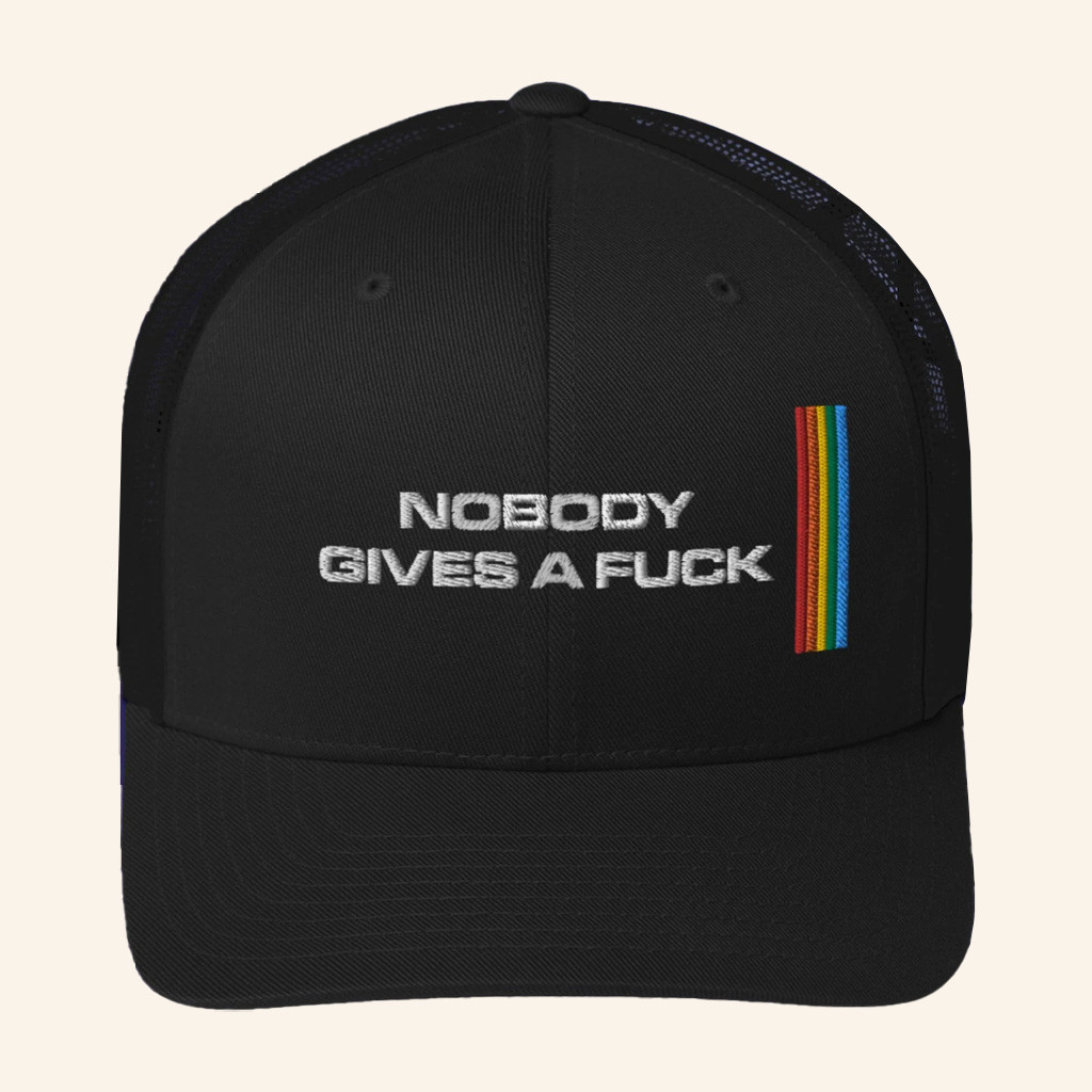 Drop It Like The Nasdaq Merch Nobody Gives A Fuck Embroidered Trucker Hat Him Gifts Drop It Like The Nasdaq Merch Nobody Gives A Fuck Embroidered Trucker Hat Him Gifts