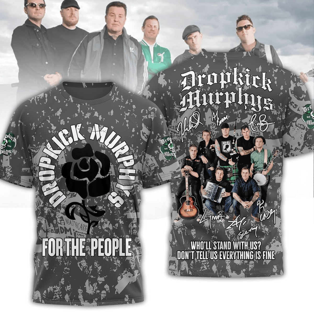 Dropkick Murphys For The People T-Shirt Gift Ideas For Music Lovers