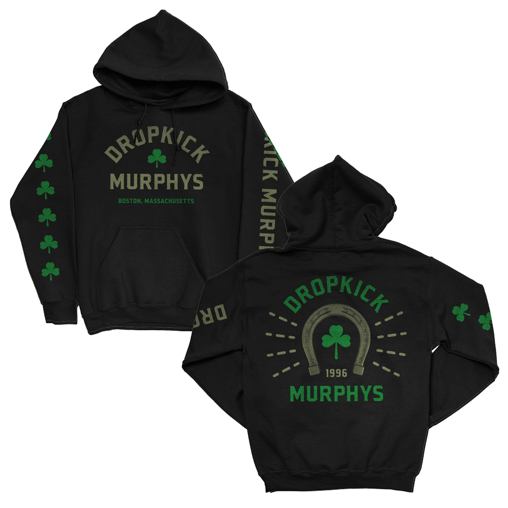 Dropkick Murphys Merch Dropkick Murphys Lucky Horseshoe Hoodie Gifts For Rock Band Fans Dropkick Murphys Merch Dropkick Murphys Lucky Horseshoe Hoodie Gifts For Rock Band Fans