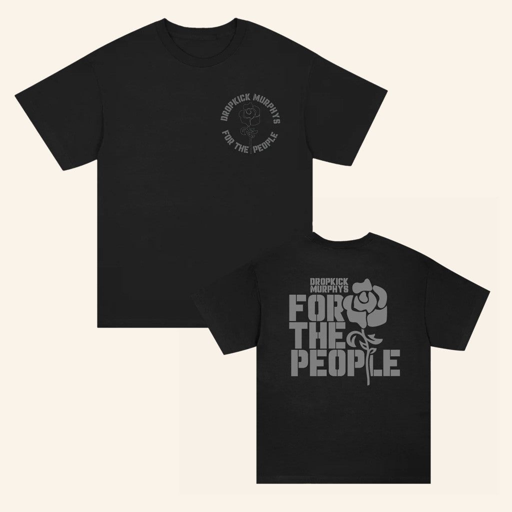 Dropkick Murphys Merch For The People Rose T-Shirt Gifts For Boyfriend Dropkick Murphys Merch For The People Rose T-Shirt Gifts For Boyfriend