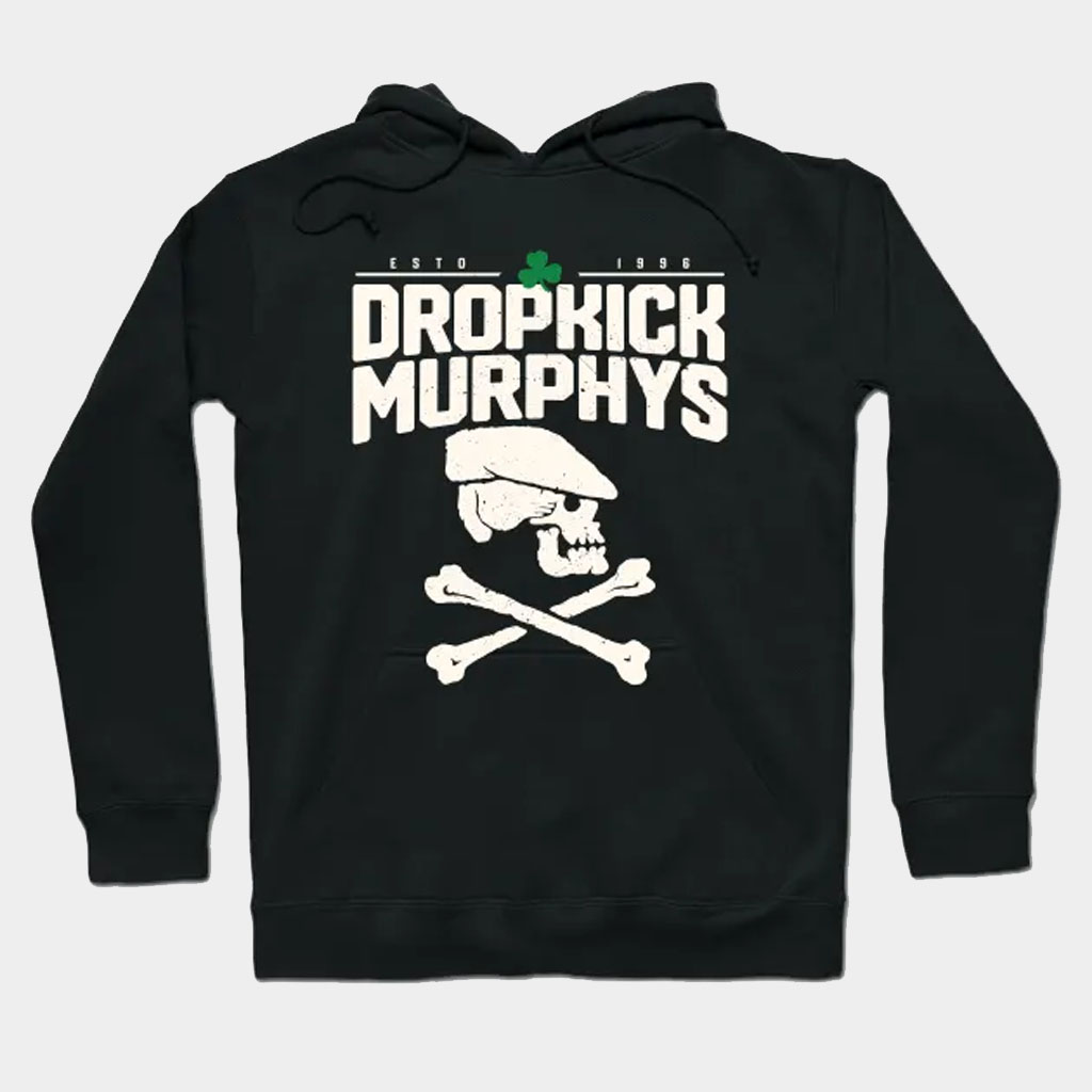 Dropkick Murphys Merch Skull Emblem Hoodie Music Gift Ideas For Guys-1 Dropkick Murphys Merch Skull Emblem Hoodie Music Gift Ideas For Guys-1