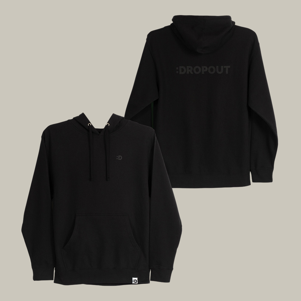 Dropout Blackout Pullover Hoodie Dropout Apparel Present For Him