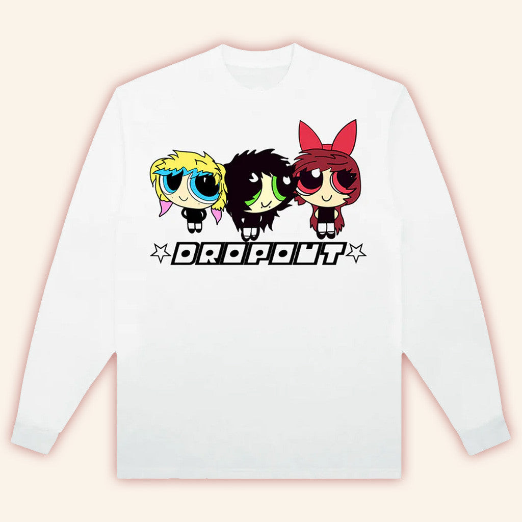 Dropout Merch Dropout Girls Long Sleeve Shirt Gift Ideas For Friends Dropout Merch Dropout Girls Long Sleeve Shirt Gift Ideas For Friends
