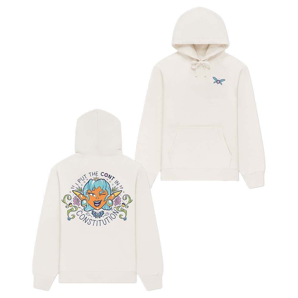 Dropout Merch I Put The Cont In Constitution Hoodie Birthday Gifts For Her