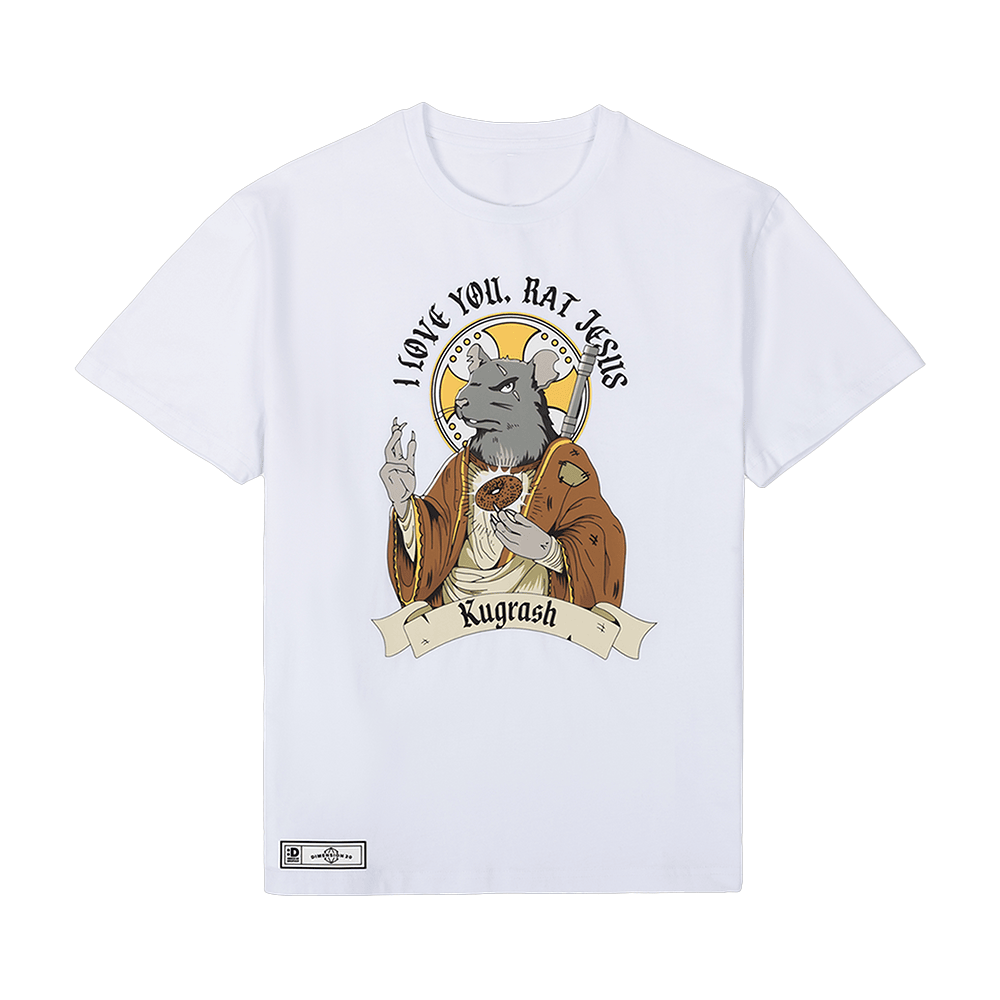 Dropout Merch Unsleeping City Rat Jesus T-Shirt Gifts Ideas For Friends