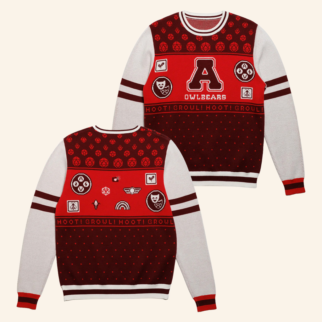 Dropout TV Merch Aguefort Academy Sweater Christmas Gifts For Friends