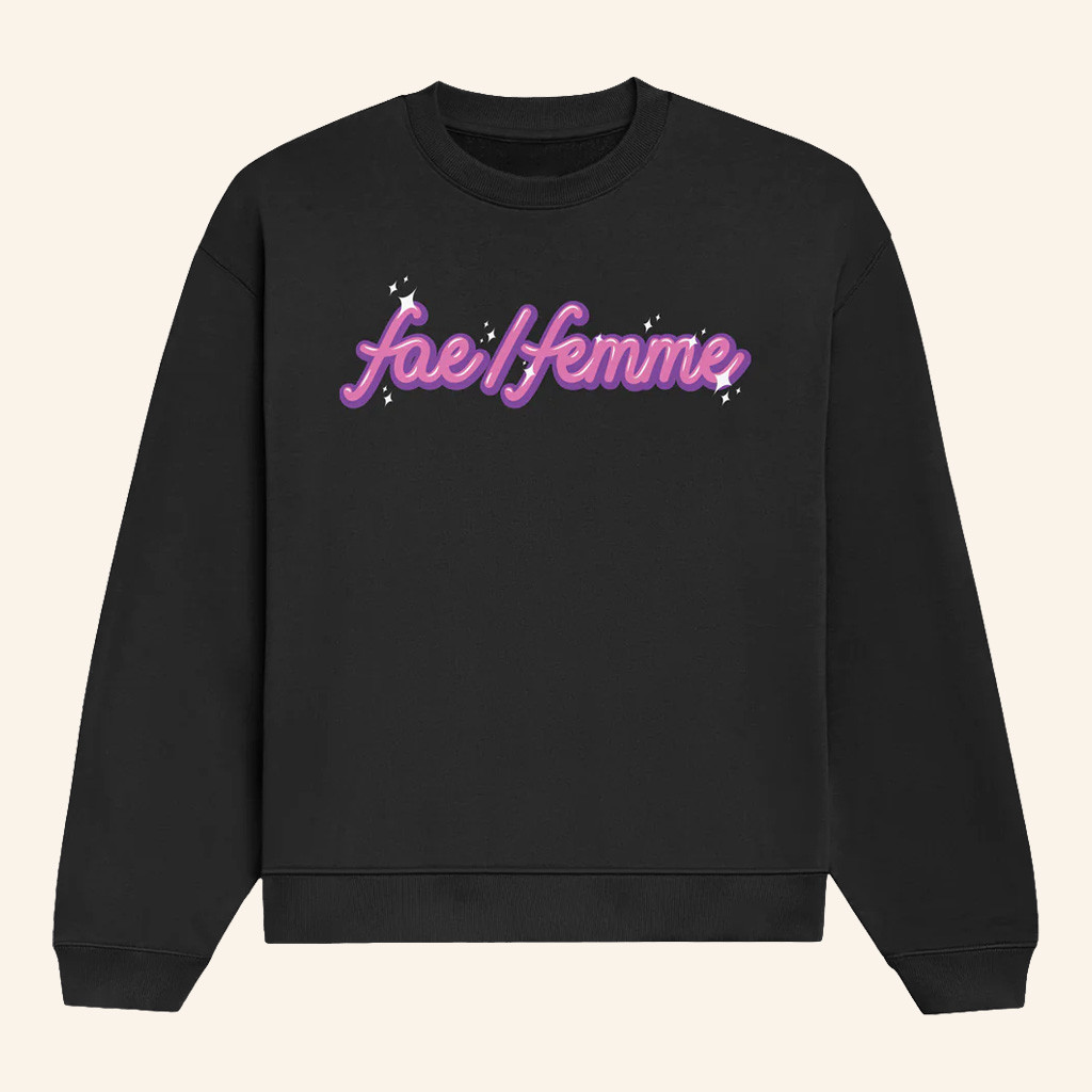 Dropout TV Merch Fae Femme Crewneck Sweatshirt Gifts For Girlfriend