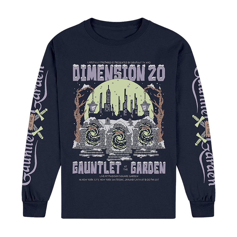 Dropout TV Merch Gauntlet At The Garden Long Sleeve Shirt Gifs For Brothers In Law