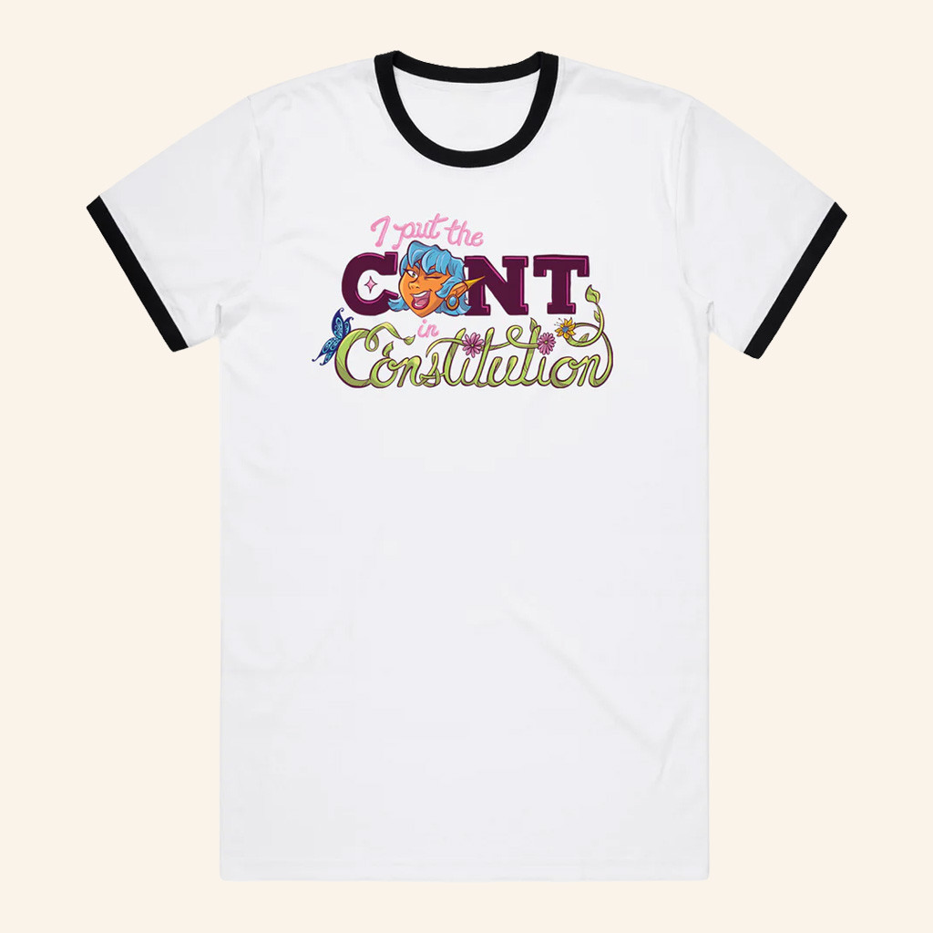 Dropout TV Merch I Put the Cont in Constitution Ringer T-Shirt Gifts For Besties Dropout TV Merch I Put the Cont in Constitution Ringer T-Shirt Gifts For Besties