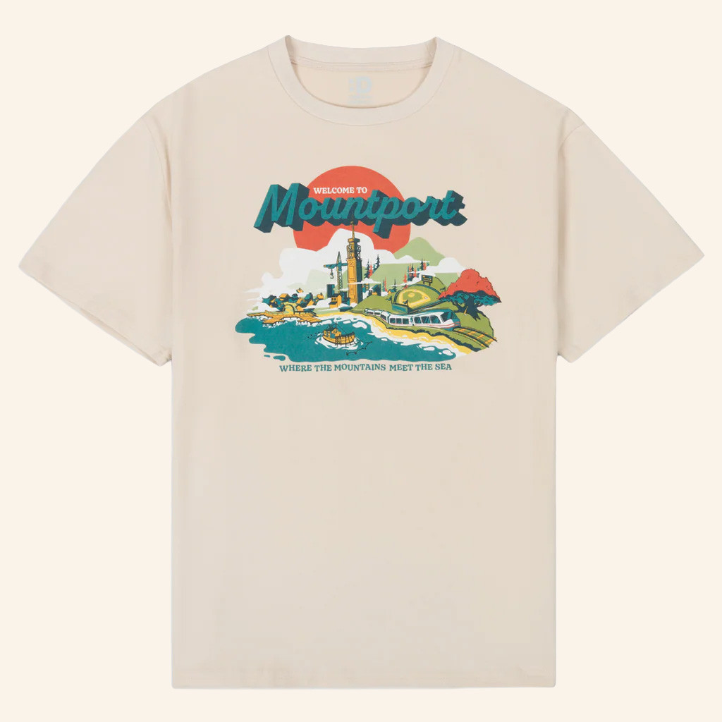 Dropout TV Merch Mountport Souvenir T-Shirt Christmas Present Ideas For Dad