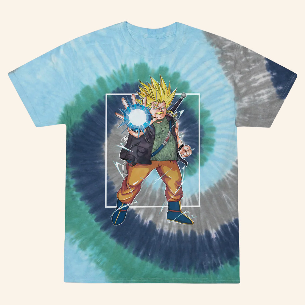 Dropout TV Merch Super Saiyan Jacob Tie Dye T-Shirt Christmas Gift Ideas For Him