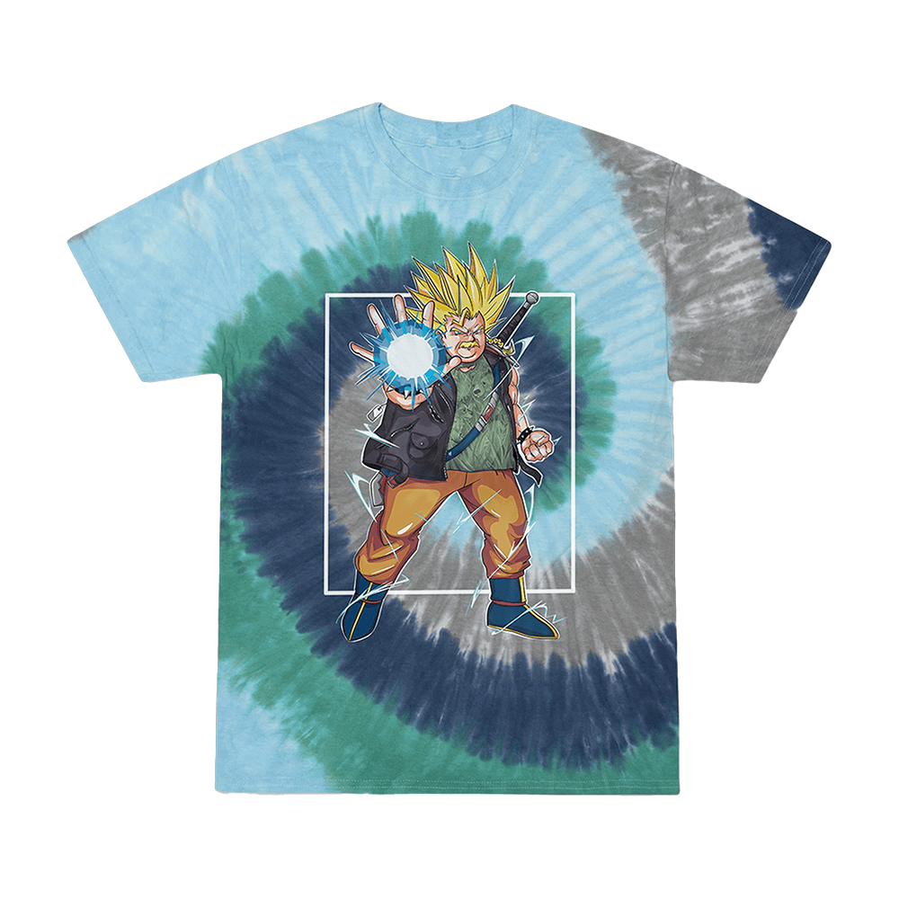 Dropout TV Merch Super Saiyan Jacob Tie Dye T-Shirt Funny Gifts For Friends