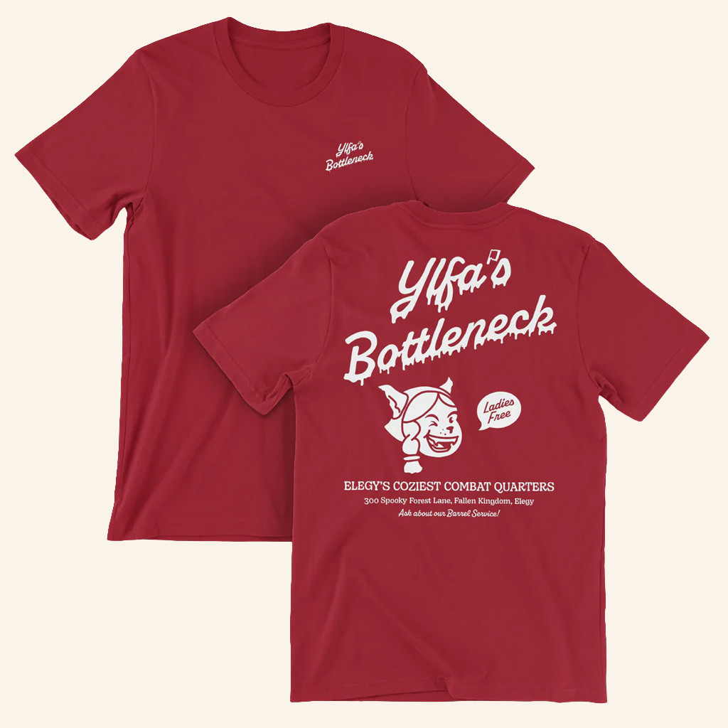 Dropout TV Merch Ylfa's Bottleneck T-Shirt Christmas Gifts For Father