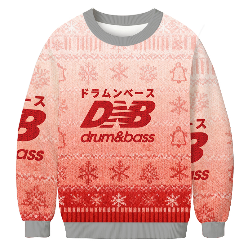 Drum And Bass Japan Christmas Ugly Sweatshirt Funny Christmas Holiday Sweater Gift Ideas