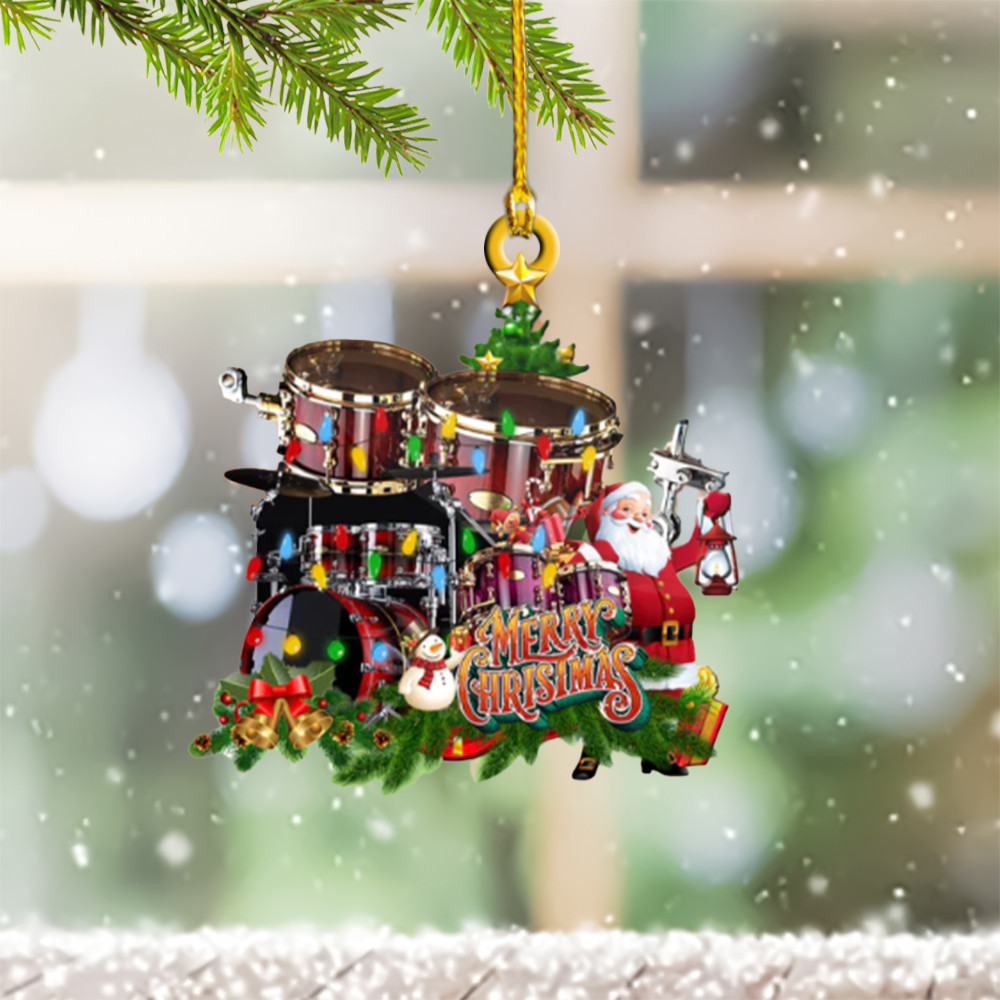 Drum Ornament 2024 Christmas Ornaments For Drummers Decoration Gift Ideas