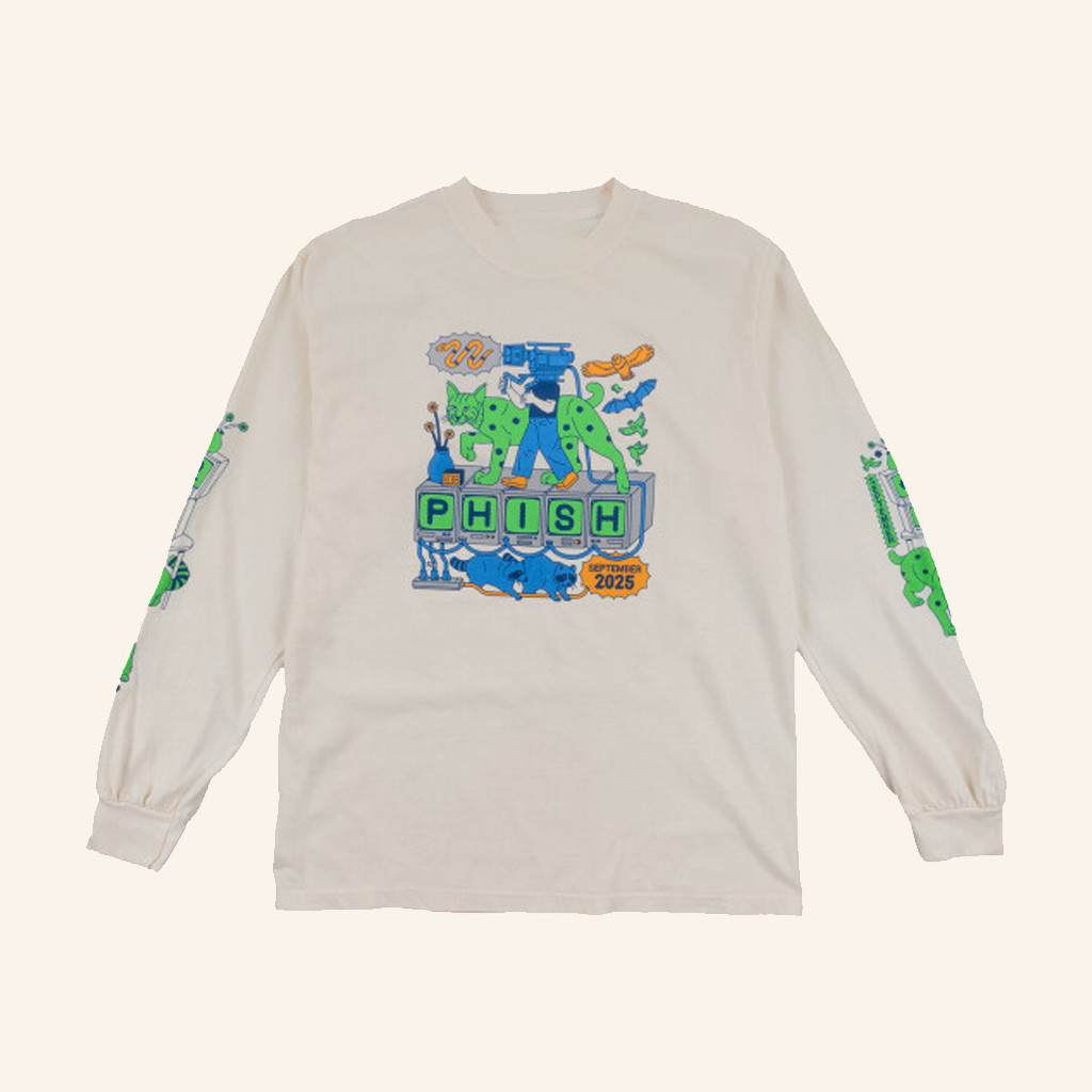 Dry Goods Merch Bobcat Broadcast September Tour Long Sleeve T-Shirt Gifts For Fans