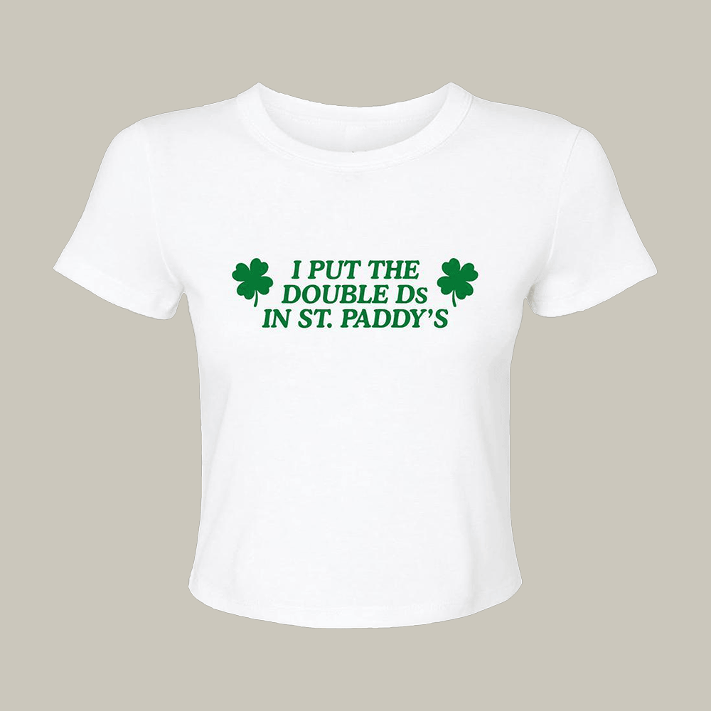Ds In St. Paddy's Baby Tee Saint Patrick's Day Clothes St Paddy Day Present