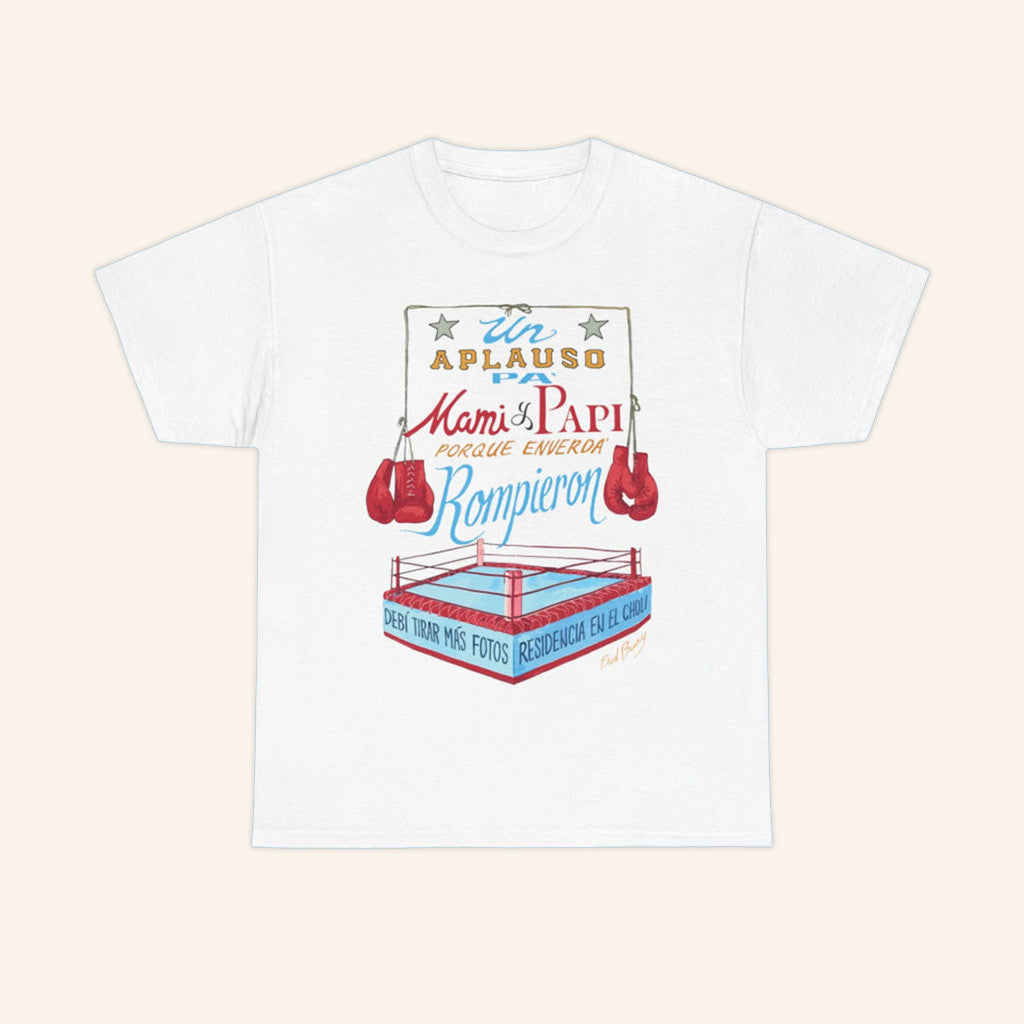 DTMF Merch White Boxing T-Shirt Debi Tirar Mas Fotos Merch Gifts For Dudes DTMF Merch White Boxing T-Shirt Debi Tirar Mas Fotos Merch Gifts For Dudes