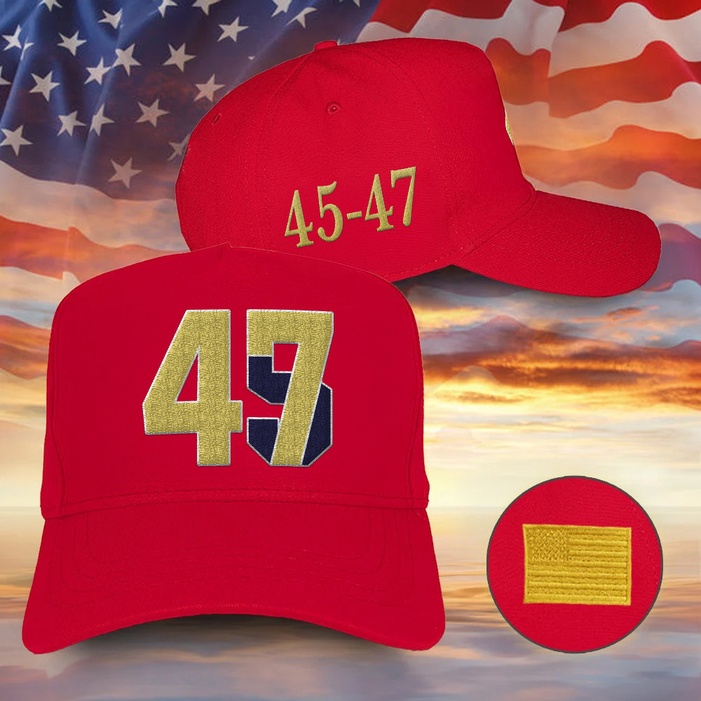 DTrump 2025 45-47 MAGA Hat The 47 2025 Red Hat