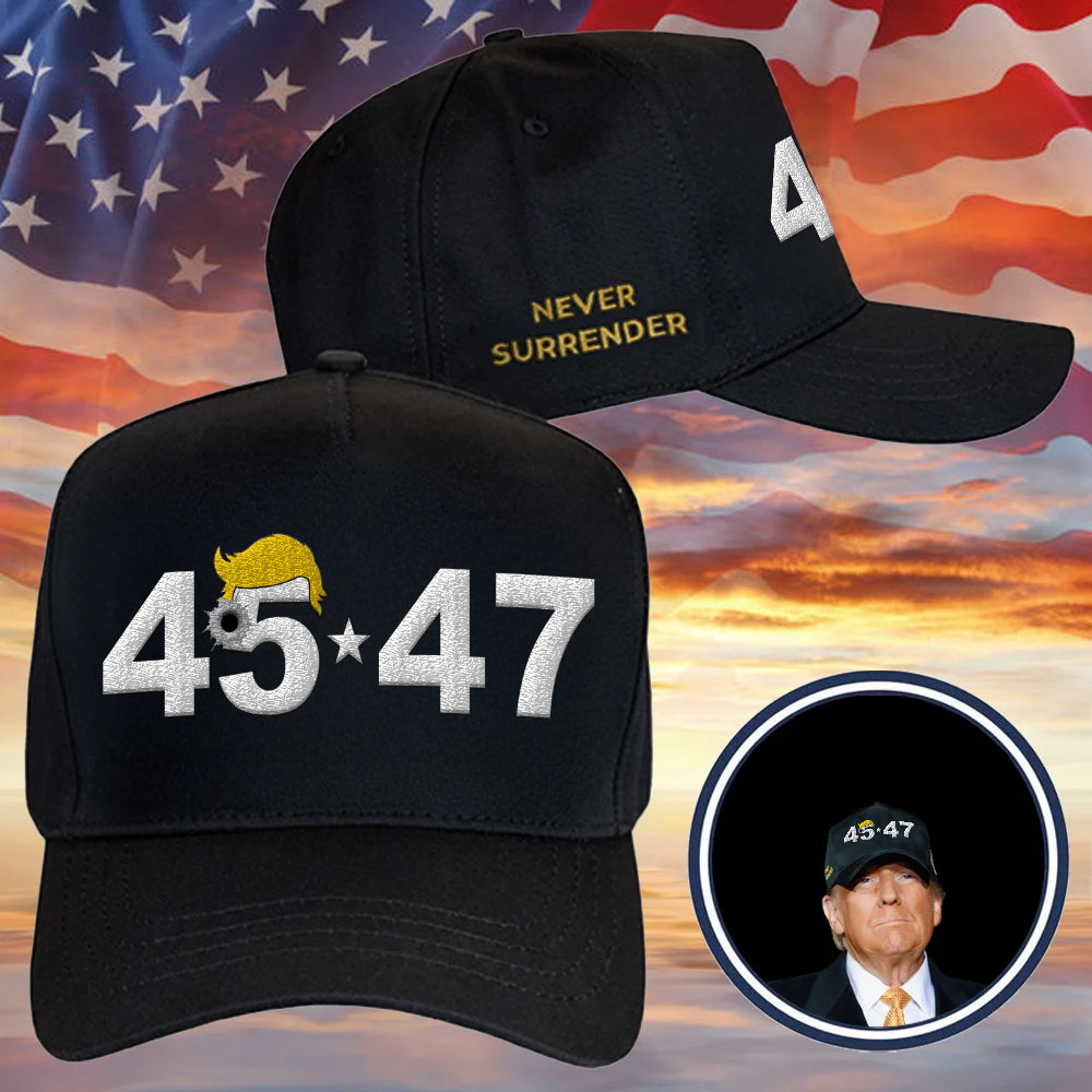 DTrump 45 47 Hat Embroidered Black DonaldTrump Victory Hat Gifts For Husband