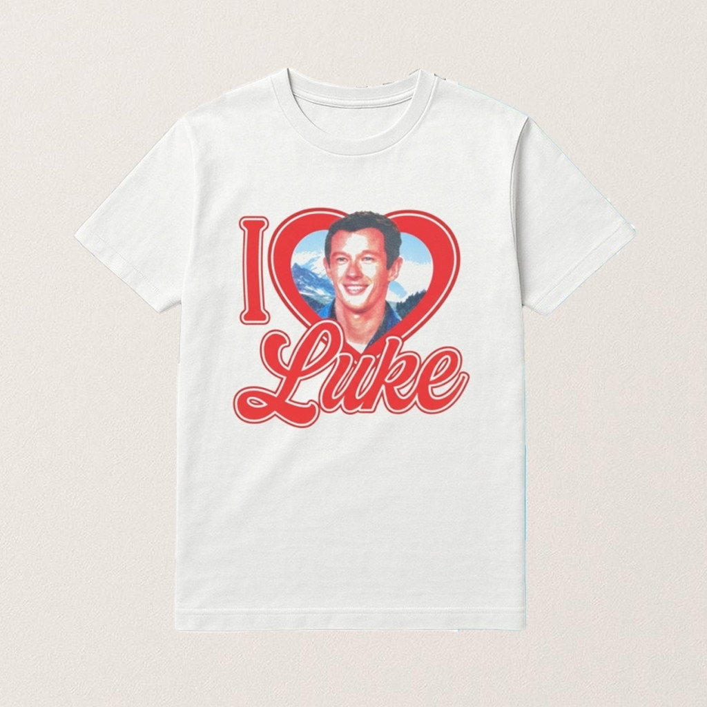 Dua Lipa Callum Turner I Heart Luke Shirt Fan Merch Gifts For Sister