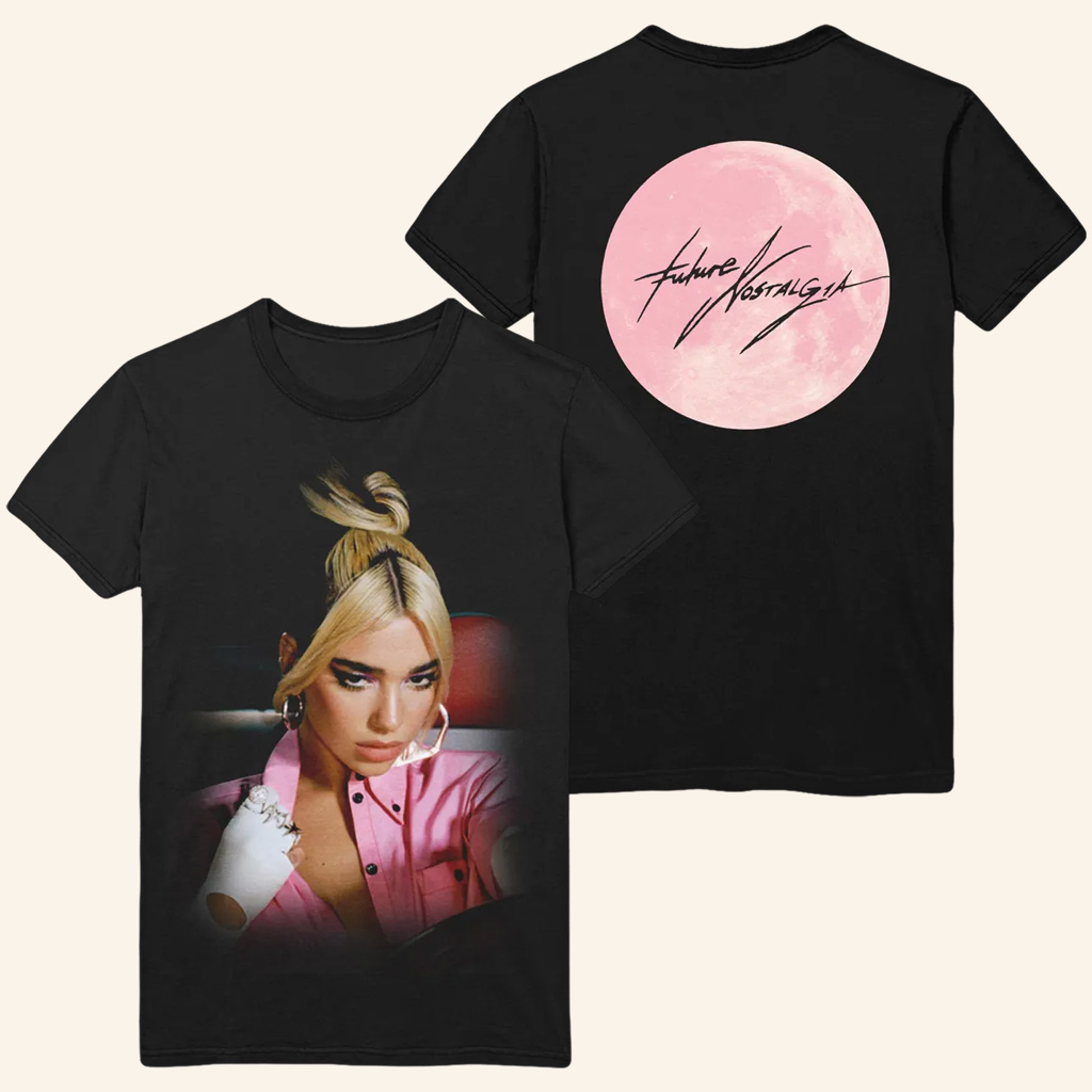 Dua Lipa Merch Future Nostalgia T-Shirt Presents For Music Lovers