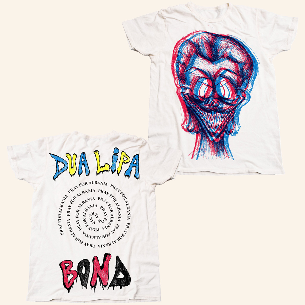 Dua Lipa Merch Pray For Albania T-Shirt Music Related Gifts For Guys